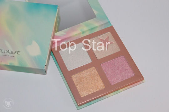 Paleta de pudră iluminatoare Focallure Star