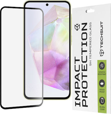 Techsuit 111d Full Glue Full Face Tempered Glass Μαύρο (Samsung Galaxy A35 5G, Samsung Galaxy A55 5G)