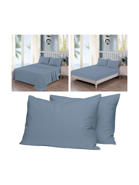 Casa Colori Set Față de Pernă cu plic de acoperire Benzină 50x70cm.