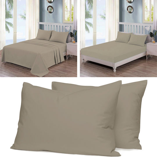 Casa Colori Σετ с корица за плик Бежов 50x70см CCSM5070M-BEIGE