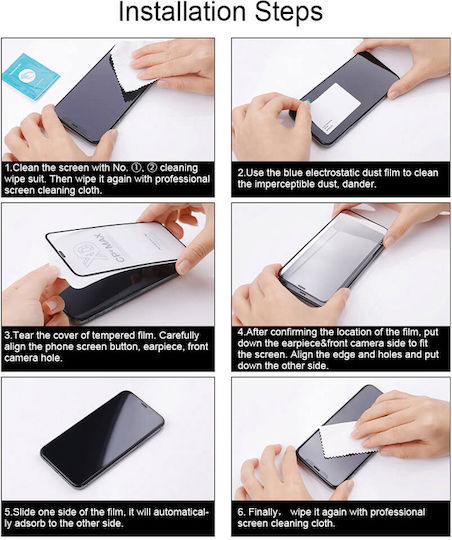 Nillkin Cp+ Pro 2.5D Vollflächig gehärtetes Glas Schwarz (Galaxy S24)