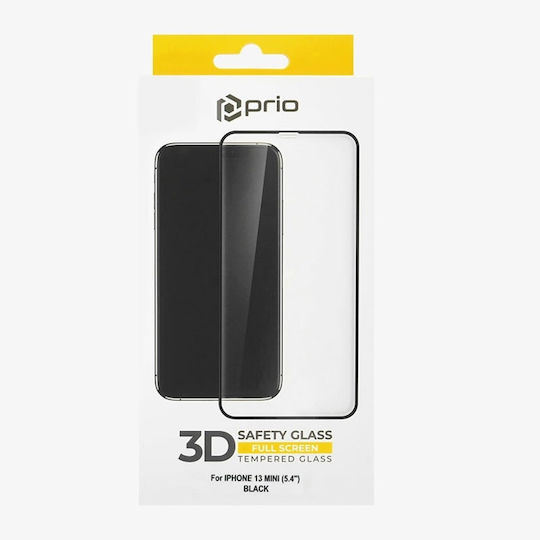 Prio 3D Tempered Glass Μαύρο (iPhone 13 mini)