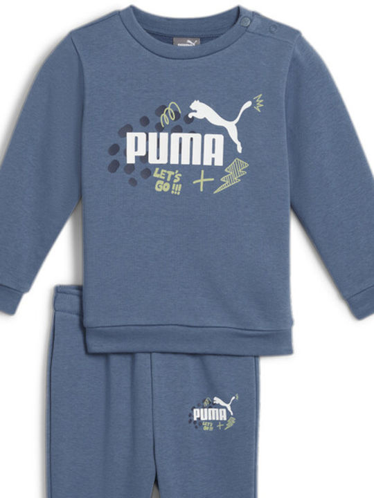 Puma Kids Sweatpants Set Blue