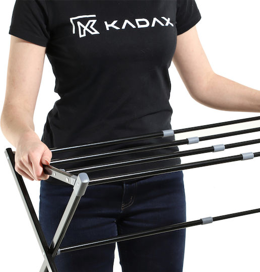 Kadax Πτυσσόμενη Απλώστρα Δαπέδου Ανοξείδωτη