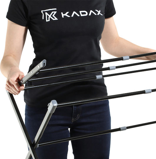 Kadax Πτυσσόμενη Απλώστρα Δαπέδου Ανοξείδωτη