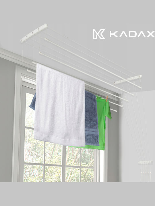 Kadax Πτυσσόμενη Απλώστρα Βιδωτή με Μήκος Απλώματος 3m