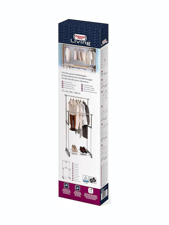 Domopak Living Cuier de podea Gri 75x42x90cm