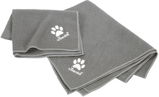 Vileda Pet Pro Towel for Dog Body Cleansing Gray 45x70cm