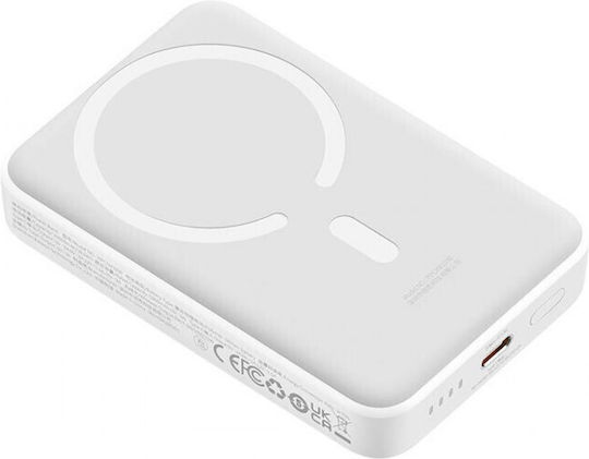 Baseus Magnetic Mini MagSafe Power Bank 10000mAh 30W με Θύρα USB-C Λευκό