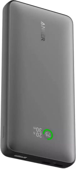 Anker Powercore 533 10000mAh 25W με Θύρα USB-A και 2 Θύρες USB-C Power Delivery / Quick Charge / PPS Μαύρο