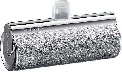 Veger W0573 Lipstick-Lightning Power Bank 5000mAh 20W Power Delivery Ασημί