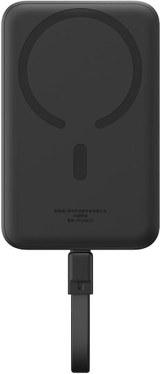 Baseus Mini MagSafe Power Bank 10000mAh 30W cu Port USB-C Livrarea energiei Negru