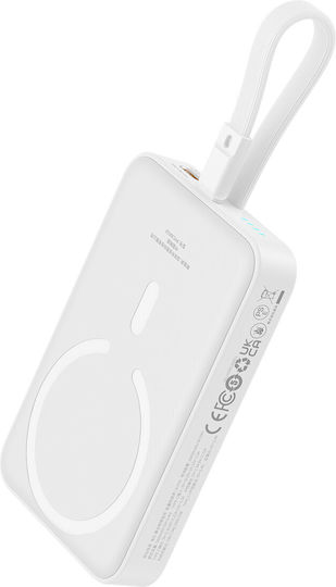 Baseus Mini MagSafe Power Bank 10000mAh 20W Power Delivery Бял