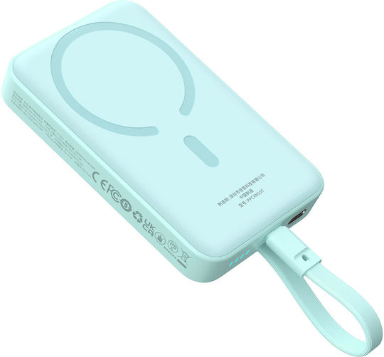 Baseus Magnetic Mini MagSafe Power Bank 10000mAh 30W with USB-C Port Power Delivery Blue