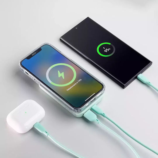 Joyroom JR-W020 MagSafe Power Bank 10000mAh 20W с USB-A порт и USB-C порт Power Delivery Зелен