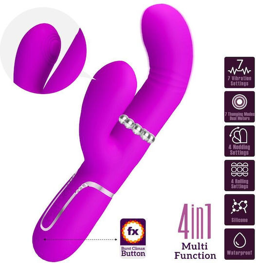 Hübsche Love Multifunktions-G-Punkt-Vibrator Fuchsia Produktcode D-238292