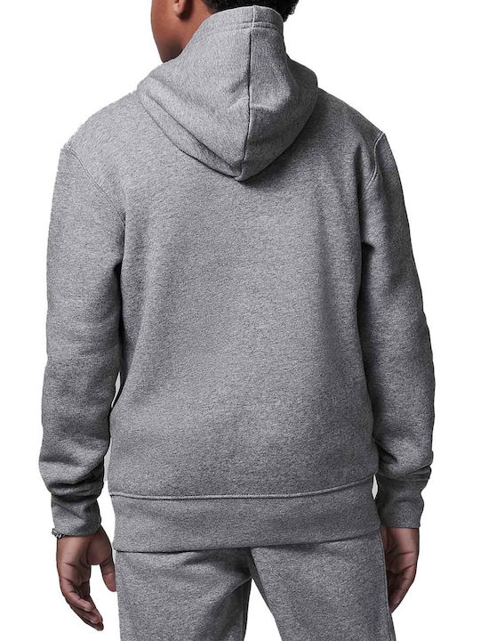 Jordan Kids Fleece Sweatshirt with Hood Gray