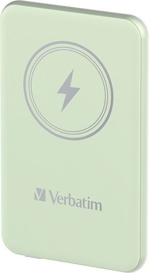 Verbatim Charge 'n' Go MagSafe Power Bank 5000mAh с USB-C порт Power Delivery Зелен