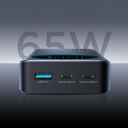 Joyroom JR-PBF04 Power Bank 20000mAh 65W με Θύρα USB-A και 2 Θύρες USB-C Μαύρο