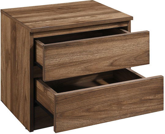 Nachttisch Polo Braun 45x35.5x45cm