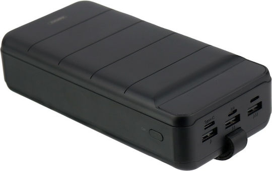 Remax Leader Power Bank 40000mAh with 3 USB-A Ports Black