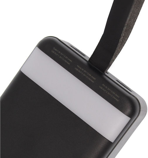 Remax Leader Power Bank 40000mAh with 3 USB-A Ports Black