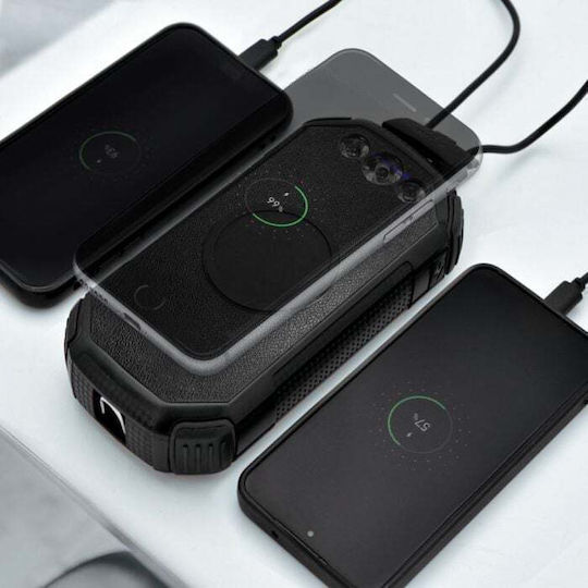 Mikamax Ηλιακό Power Bank 20000mAh Μαύρο
