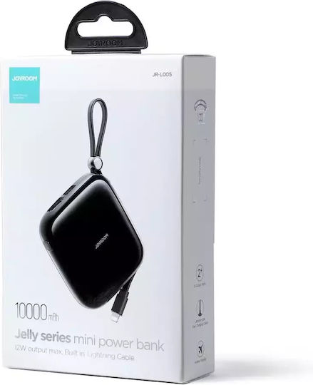 Joyroom Jelly Series JR-L005 Power Bank 10000mAh 12W с USB-C порт Черен