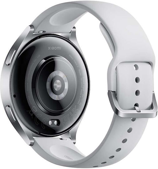 Xiaomi Watch 2 47mm Waterproof with Heart Rate Monitor (Silver)