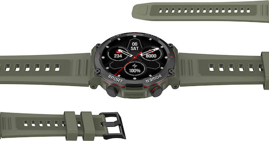 BlackView W50 47mm Smartwatch mit Pulsmesser (Grün)