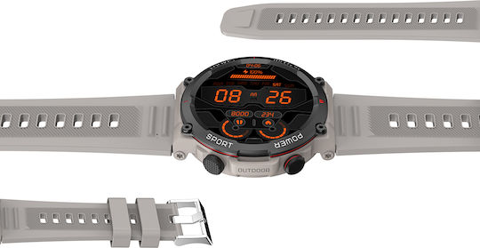 BlackView W50 47mm Smartwatch mit Pulsmesser (Gray)