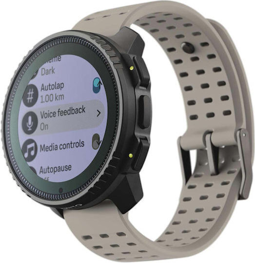 Suunto Vertical Solar Неръждаема стомана 49мм Смартчасовник с Пулсомер (Sand)