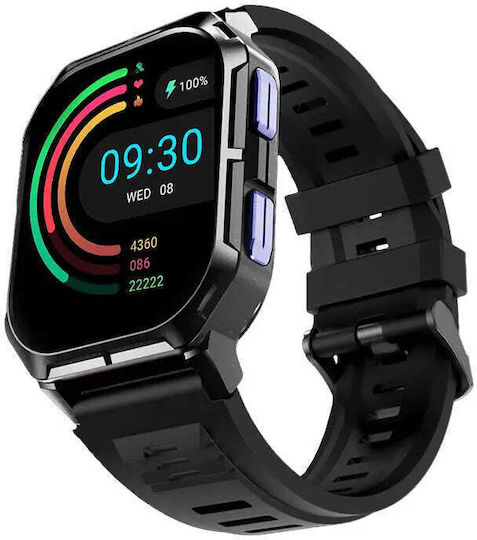 HiFuture FutureFit Ultra 3 Смартчасовник с Пулсомер (Черен)