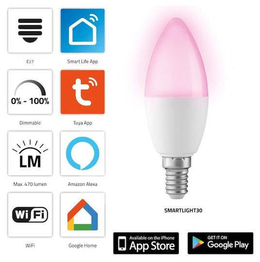 Alecto Smart Λάμπα LED RGB