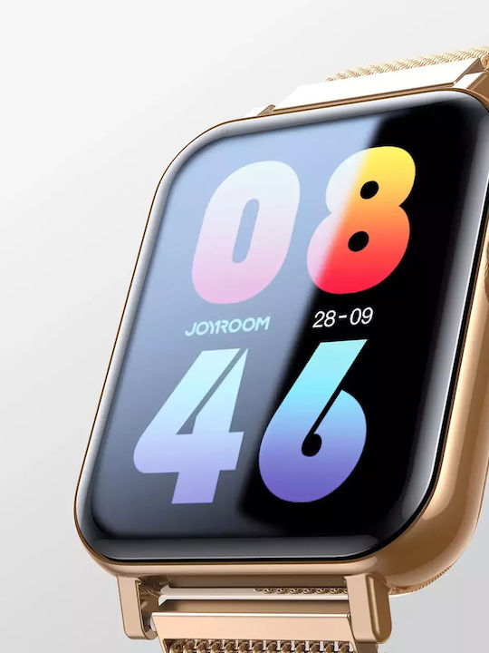 Joyroom JR-FT5 Smartwatch with Heart Rate Monitor (Gold)