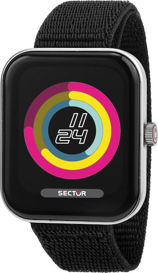 Sector S-03 Pro Nylon Aluminiu 45mm Smartwatch (Negru)