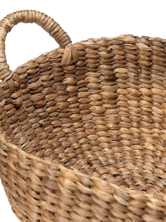 Decorative Basket Wicker with Handles Brown S Line