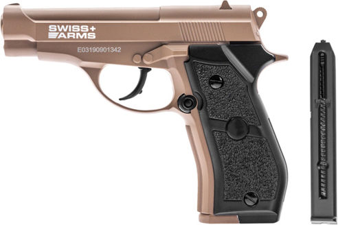 Cybergun Αεροβόλο Πιστόλι CO2 Swiss Arms P84 TAN Μεταλλικό 4.5mm