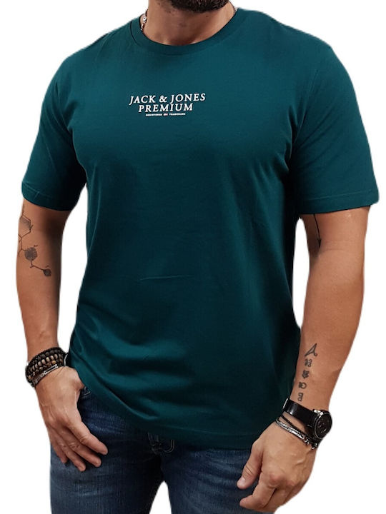 Jack & Jones Ανδρικό T-shirt Κοντομάνικο Deep Teal