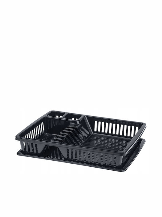 Kadax Στραγγιστήρι Νεροχύτη Πλαστικό Γκρι 38x30cm