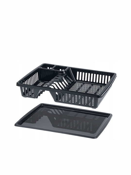 Kadax Στραγγιστήρι Νεροχύτη Πλαστικό Γκρι 38x30cm