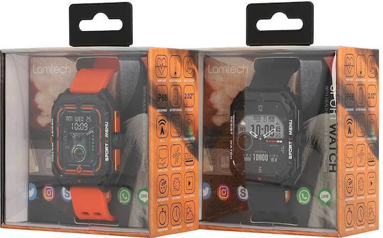 Lamtech LAM113492 47mm Smartwatch (Burnt Orange)