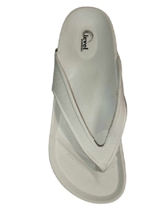 Level Anatomic Women's Flip Flops White