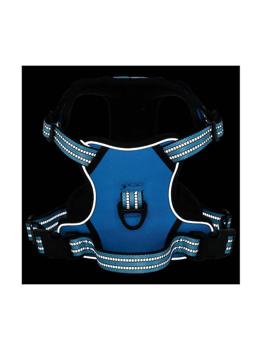vidaXL Dog Harness Blue Large 4013391