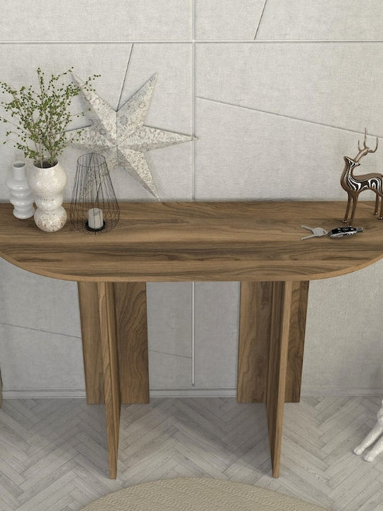 Cortado Wooden Console Table Walnut L120xW35xH75cm