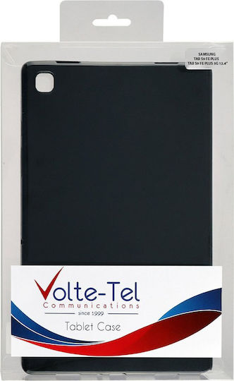 Volte-Tel Flip Cover Μαύρη (SAMSUNG TAB S9 FE PLUS X610/TAB S9 FE PLUS 5G LTE X616)