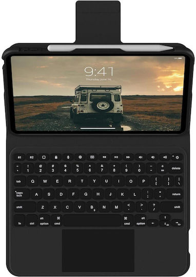 UAG Flip Cover with Keyboard in English US Blacη (iPad 2022 10.9'') 840283911422