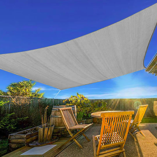 Modernhome Square Shade Sail Gray 4x4m
