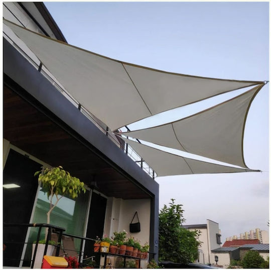 Modernhome Τρίγωνο Δίχτυ / Πανί Σκίασης Γκρι 4x4x2m