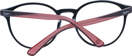 Pepe Jeans Men's Acetate Prescription Eyeglass Frame Black PJ3443-C3